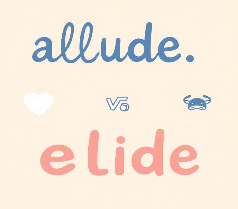 Allude vs Elude: Grammar & Usage Guide