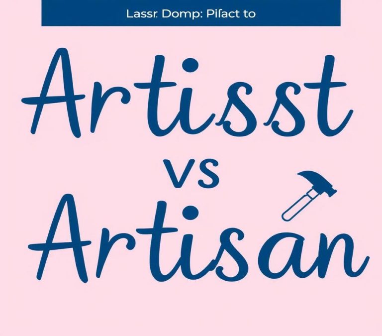 Artist vs Artisan: Grammar, Style & Skill Differences