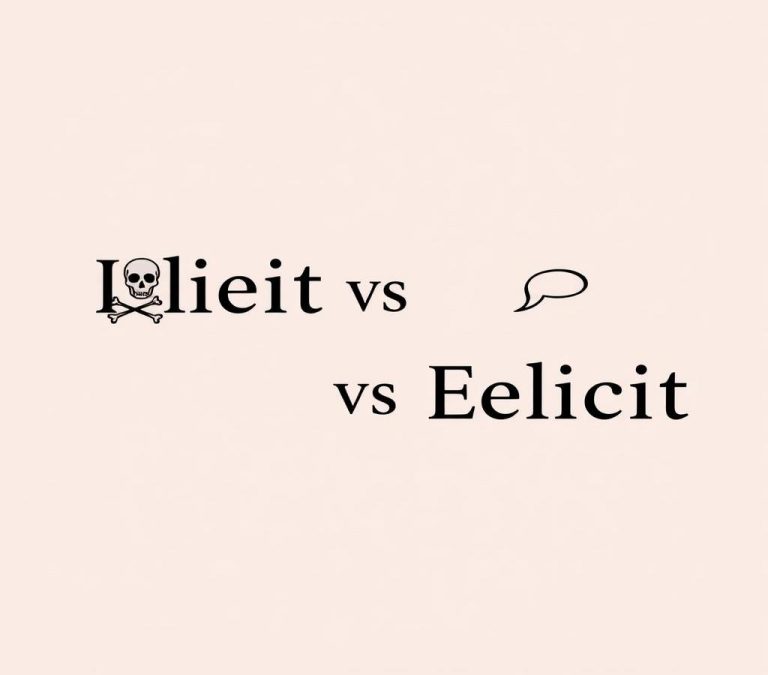 Illicit vs Elicit: Grammar Usage & Difference Explained